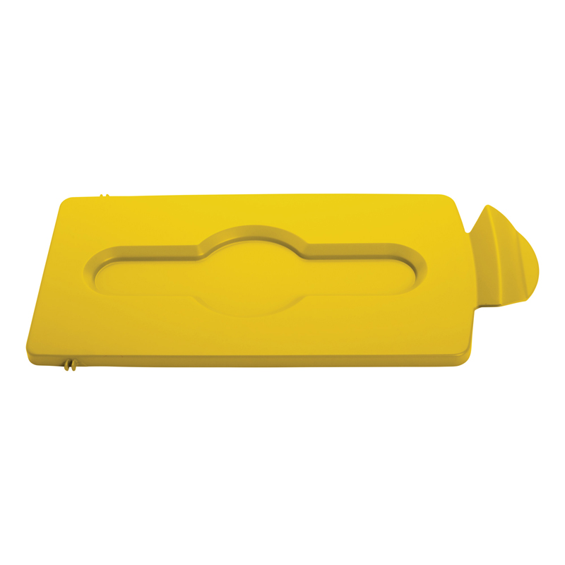Rubbermaid® - Gesloten deksel voor Slim Jim®-verpakking - Geel